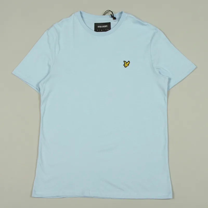 Lyle and Scott Plain T-Shirt - Light Blue